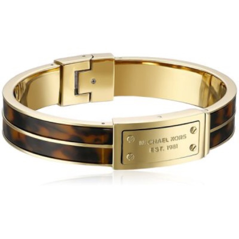 Authentic Michael Kors Tortoise & Gold Bracelet